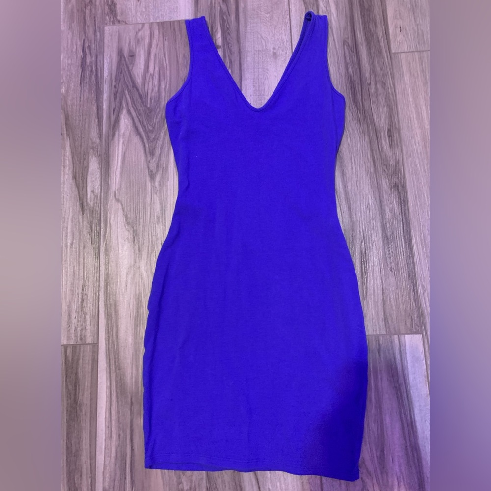 Target royal blue body con dress